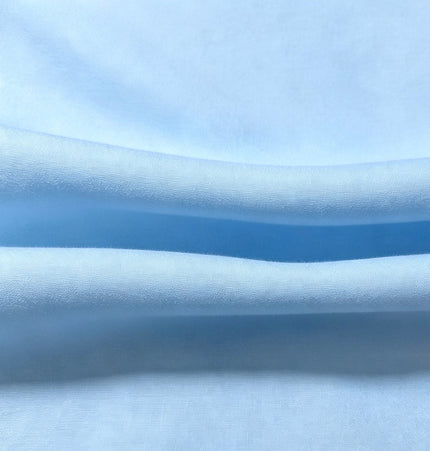 100% Plain Sky Blue Polycotton Fabric