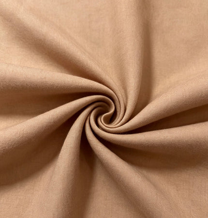 100% Plain Light Brown Polycotton Fabric