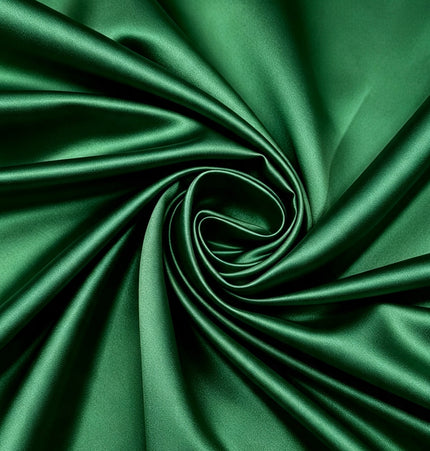 Bridal Duchess Satin - Dark Green
