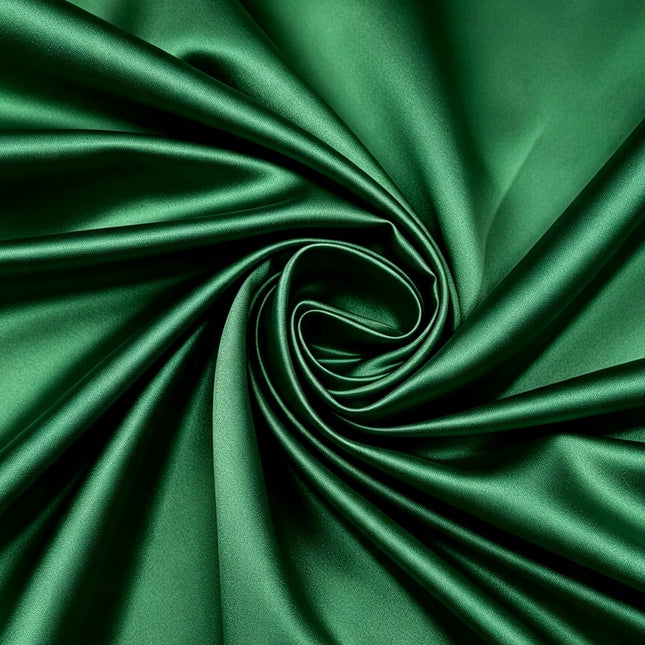 Bridal Duchess Satin - Dark Green