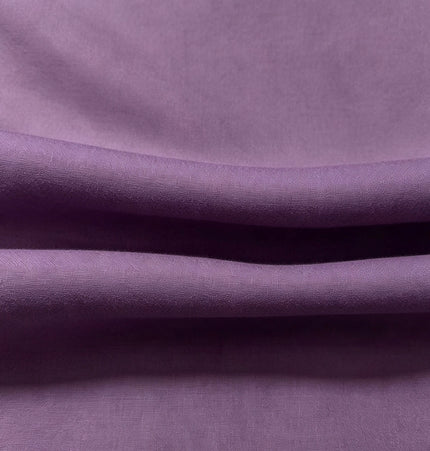 100% Plain Dark Lilac Polycotton Fabric
