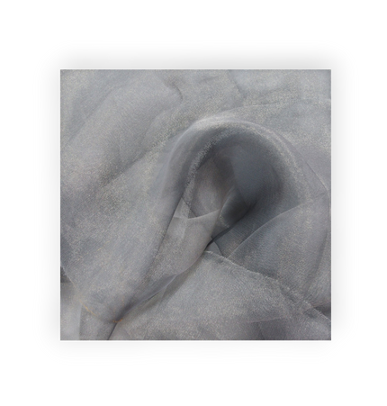 Organza Gray Shiny