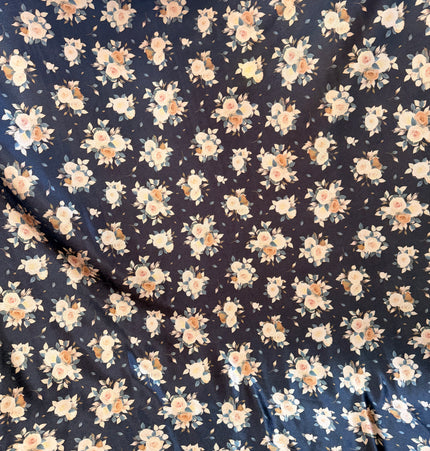 NEW!! Black / Cream Turkish Velvet - Salvar