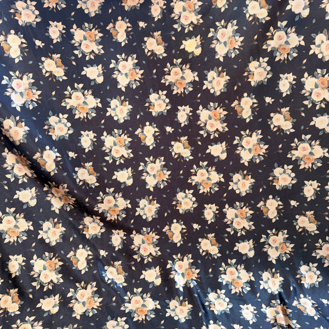 NEW!! Black / Cream Turkish Velvet - Salvar