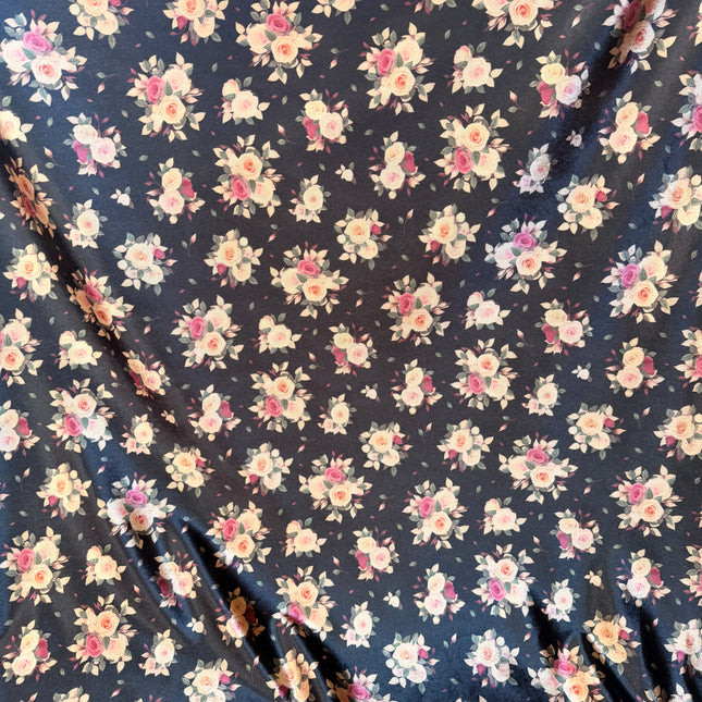 NEW!! Black / Pink Turkish Velvet - Salvar