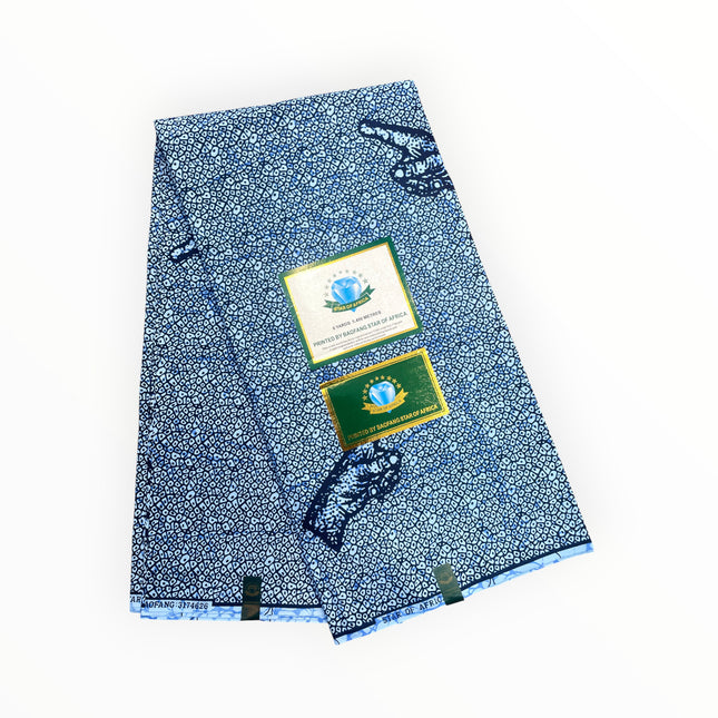 African Print Fabrics - 6 Yards - Polycotton