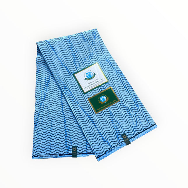 African Print Fabrics - 6 Yards - Polycotton