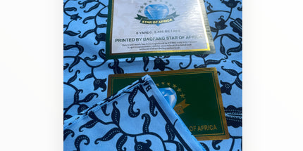 African Print Fabrics - 6 Yards - Polycotton