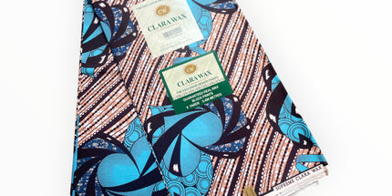 African Print Fabrics - 6 Yards - Polycotton