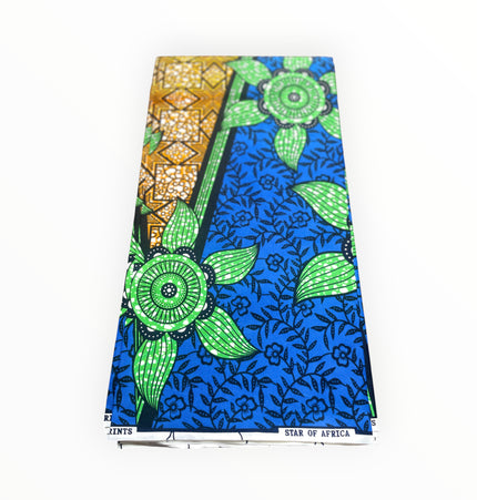 African Print Fabrics - 6 Yards - Polycotton