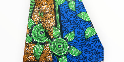 African Print Fabrics - 6 Yards - Polycotton
