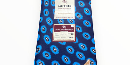 African Print Fabrics - 6 Yards - Polycotton