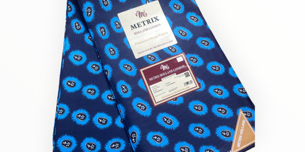 African Print Fabrics - 6 Yards - Polycotton