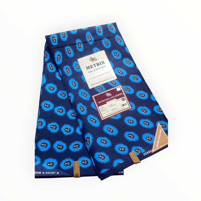 African Print Fabrics - 6 Yards - Polycotton