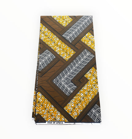 African Print Fabrics - 6 Yards - Polycotton