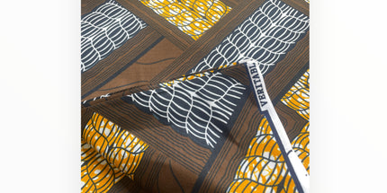 African Print Fabrics - 6 Yards - Polycotton