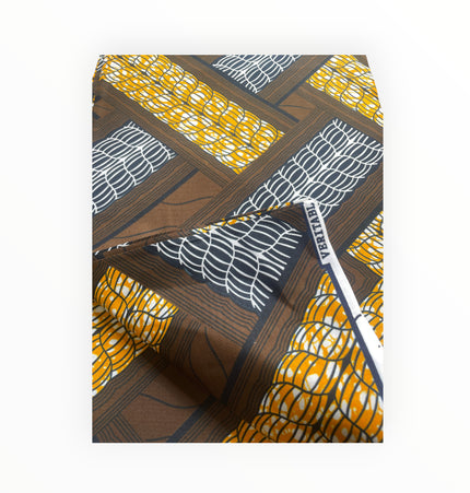 African Print Fabrics - 6 Yards - Polycotton
