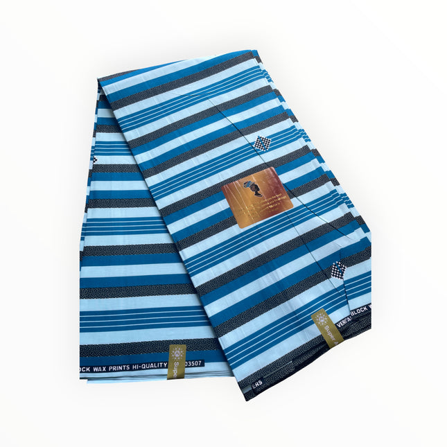 African Print Fabrics - 6 Yards - Polycotton