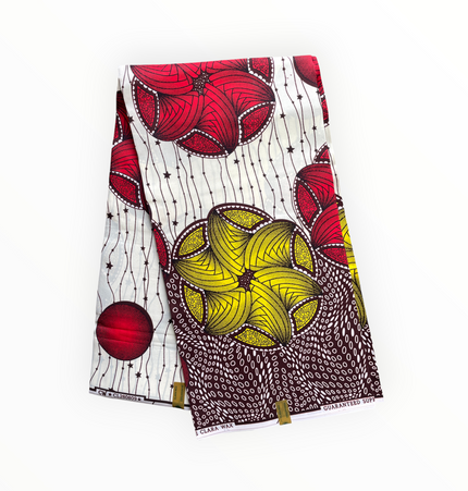 African Print Fabrics - 6 Yards - Polycotton