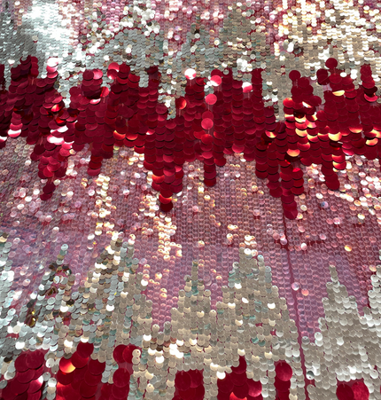 Premium Sequin Fabric - Gold / Beige