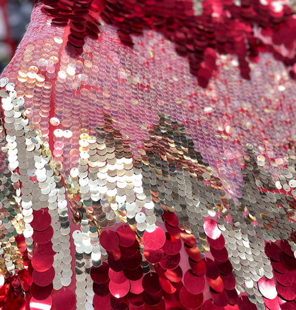 Premium Sequin Fabric - Silver