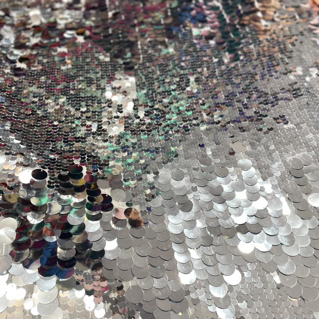 Premium Sequin Fabric - Silver