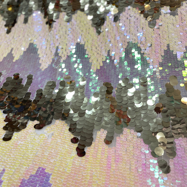 Premium Sequin Fabric - Gold / Beige