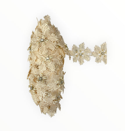 Floral Lace Trimmings - Beige