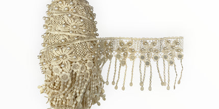 Floral Lace Trimmings - Cream