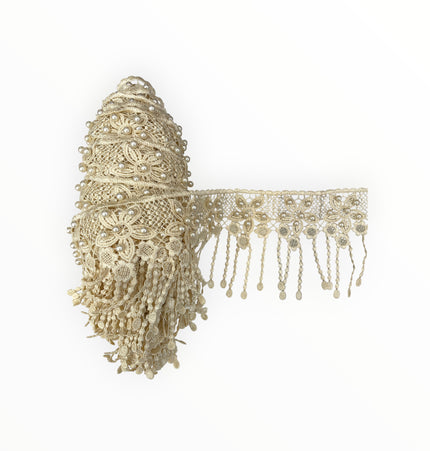 Floral Lace Trimmings - Cream