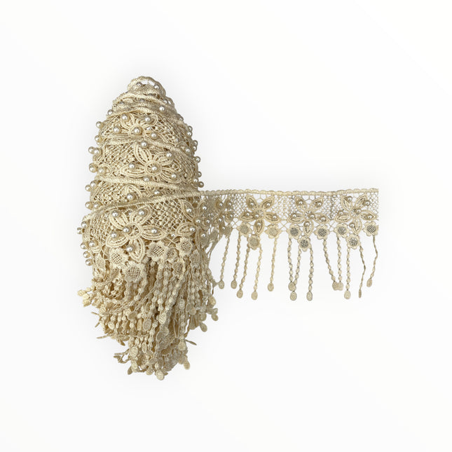 Floral Lace Trimmings - Cream