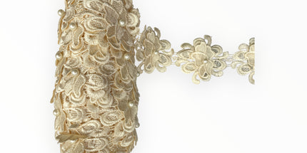 Floral Lace Trimmings - Cream