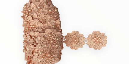 Floral Lace Trimmings - Light Peach