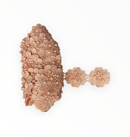 Floral Lace Trimmings - Light Peach