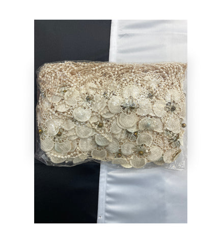 Floral Lace Trimmings Pack - Beige