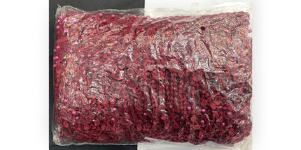 Floral Lace Trimmings Pack - Maroon