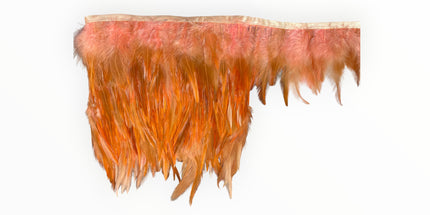 Ostrich Feather Trim - Orange