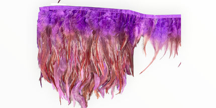 Ostrich Feather Trim - Purple