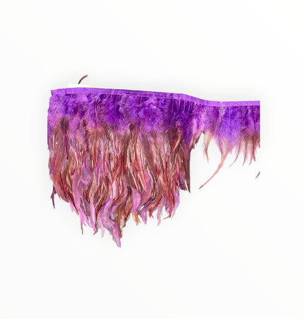 Ostrich Feather Trim - Purple