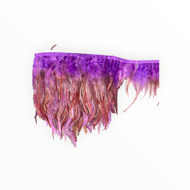 Ostrich Feather Trim - Purple