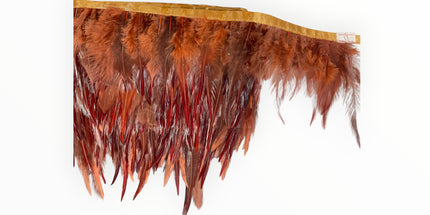 Ostrich Feather Trim - Burnt Orange