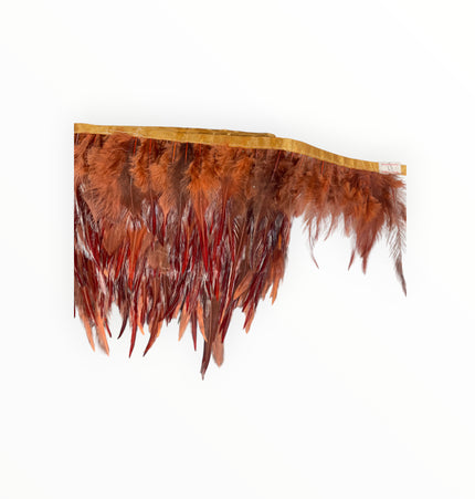 Ostrich Feather Trim - Burnt Orange