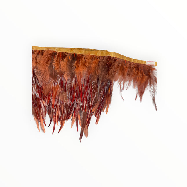 Ostrich Feather Trim - Burnt Orange