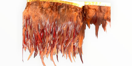 Ostrich Feather Trim - Orange