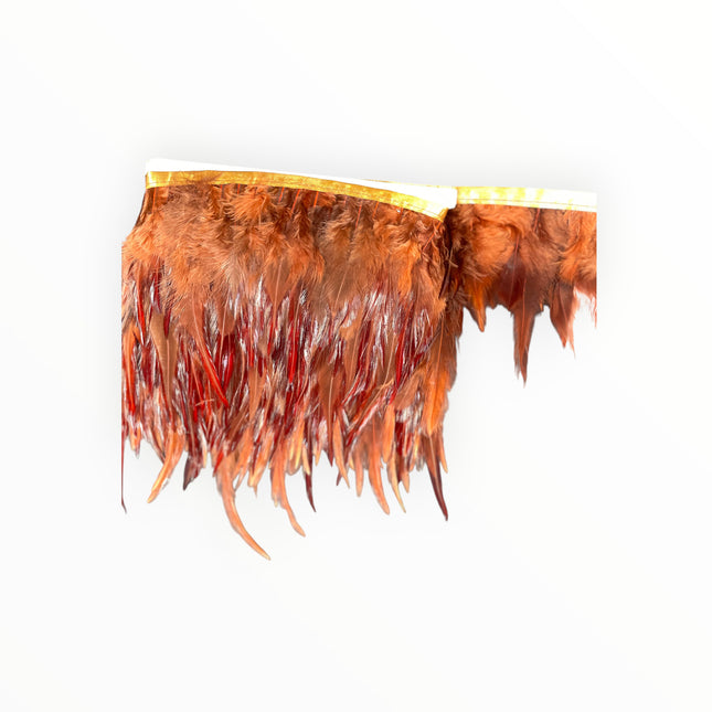 Ostrich Feather Trim - Orange