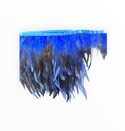 Ostrich Feather Trim - Royal / Navy Blue