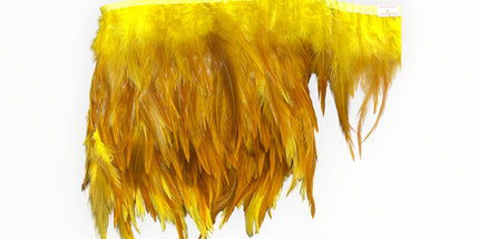 Ostrich Feather Trim - Yellow