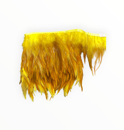 Ostrich Feather Trim - Yellow