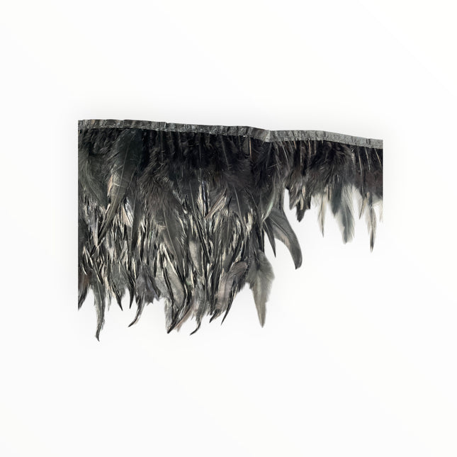 Ostrich Feather Trim - Black