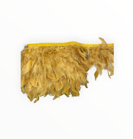 🪶 Dry Feather Trim – Deluxe - Gold